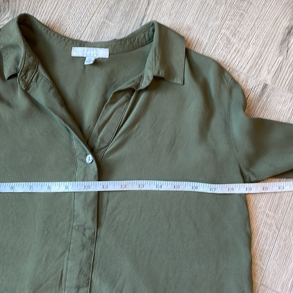 KELLY RENEE Versatile Green Long Sleeve Hi-low Top - Picture 6 of 8